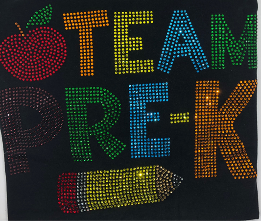 Team Pre-K Colorful Pencil